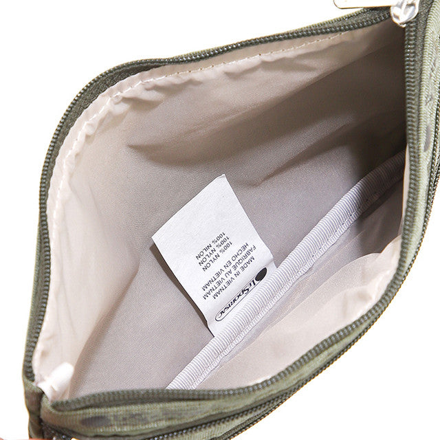 3-Zip Cosmetic In Dark Olive