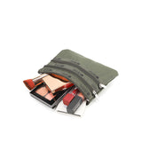 3-Zip Cosmetic In Dark Olive
