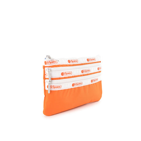 3-Zip Cosmetic In Spectator Amber Orange