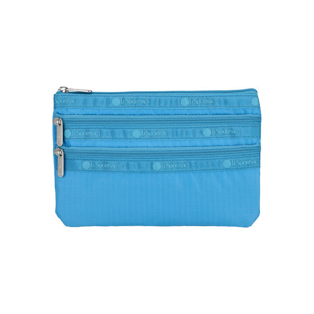 3-Zip Cosmetic In Vivid Blue