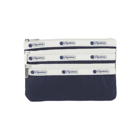3-Zip Cosmetic In Spectator Deep Blue