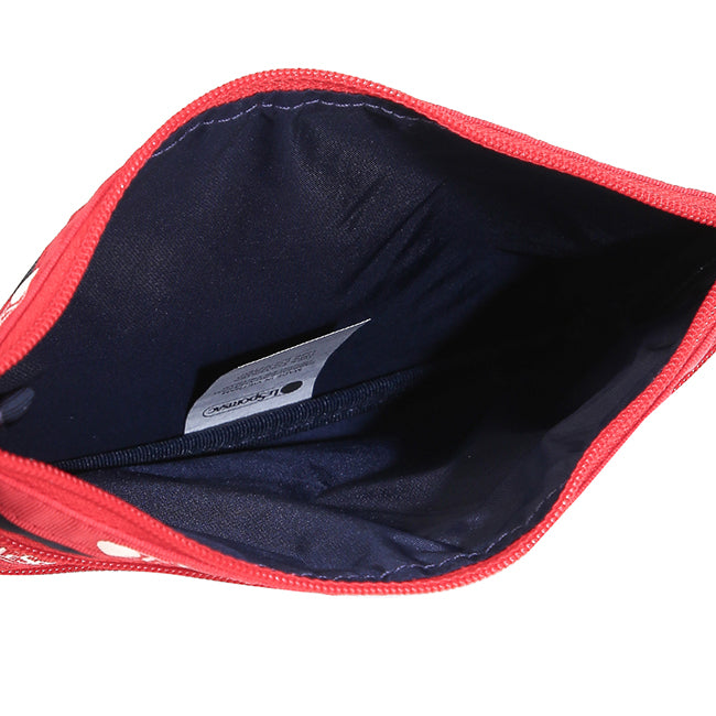 LeSportsac Aksesoris Unisex 3-Zip Cosmetic In Red Delicious Navy/Red