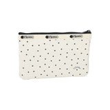 LeSportsac Unisex Pouch 3-Zip Cosmetic In Playful Dots