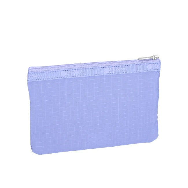 LeSportsac Unisex Pouch 3-Zip Cosmetic In Periwinkle Dream
