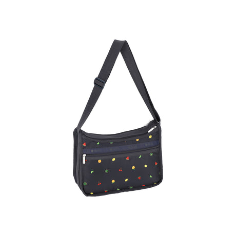 LeSportsac Tas Unisex Crossbody Deluxe Everyday Bag In Mixed Fruit Embroidery