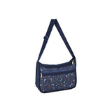 LeSportsac Tas Unisex Crossbody Deluxe Everyday Bag In Navy Status Chain