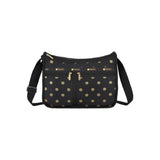 LeSportsac Unisex Deluxe Everyday Bag In Gold Glitter Dots