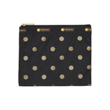 LeSportsac Unisex Deluxe Everyday Bag In Gold Glitter Dots