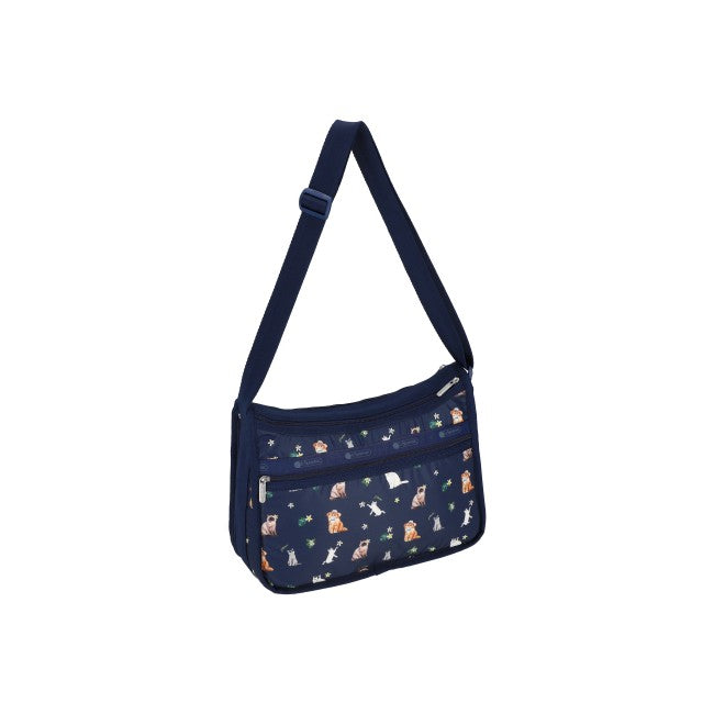 LeSportsac Unisex Deluxe Everyday Bag In Tropical Meow Cat