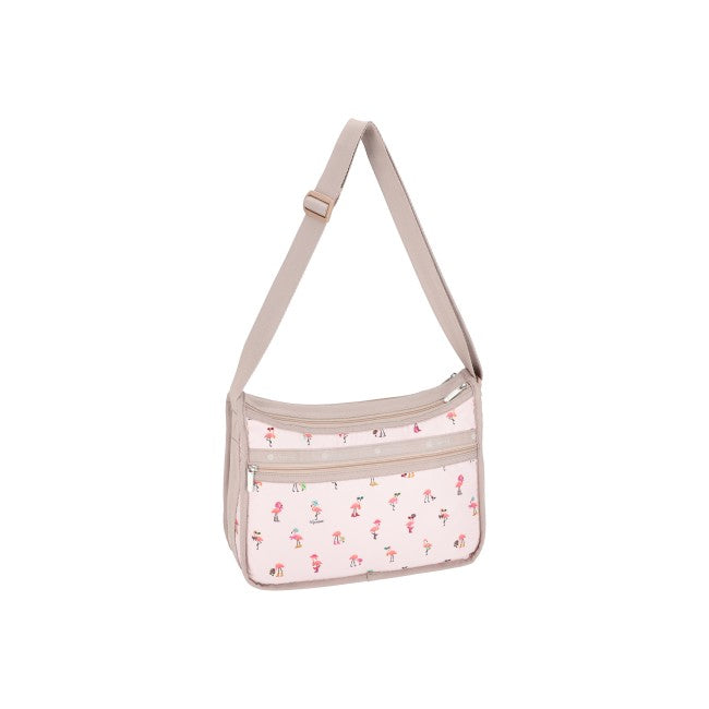 LeSportsac Unisex Deluxe Everyday Bag In Flamingo Party