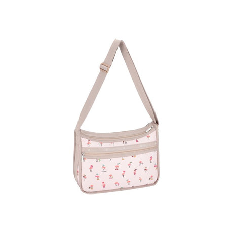 LeSportsac Unisex Deluxe Everyday Bag In Flamingo Party