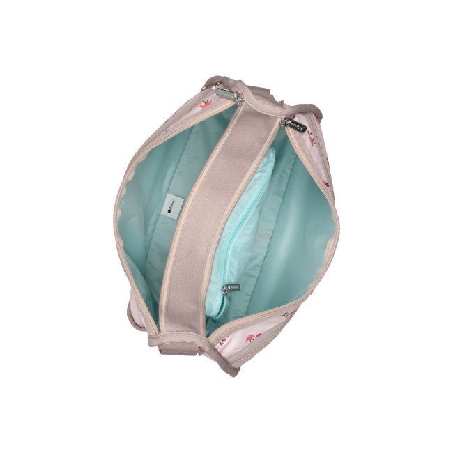LeSportsac Unisex Deluxe Everyday Bag In Flamingo Party