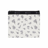 LeSportsac Unisex Deluxe Everyday Bag In Ink Sketched Floral Ivory
