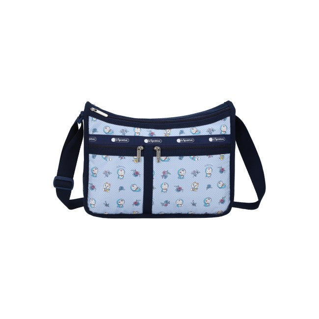 LeSportsac Unisex Deluxe Everyday Bag In Doraemon Floral Delight