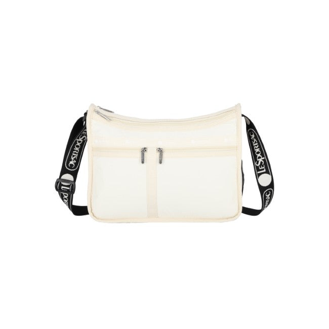 LeSportsac Unisex Deluxe Everyday Bag In Logo Jacquard Meringue
