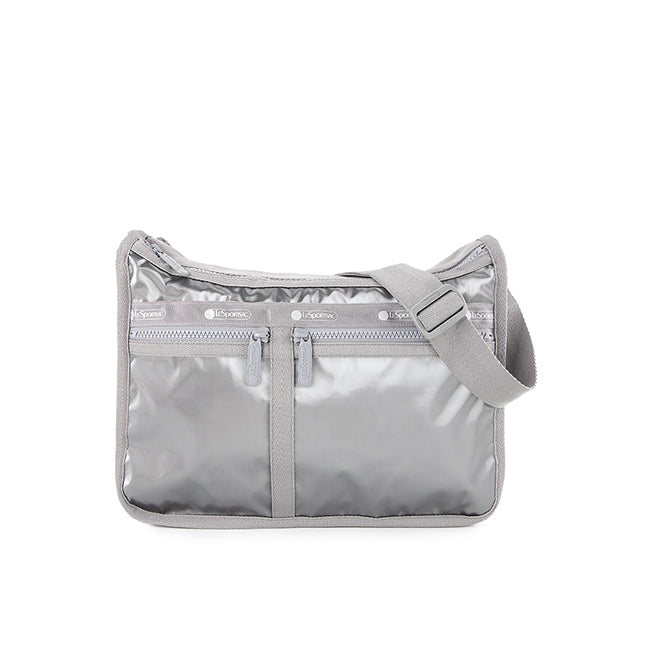 Deluxe Everyday Bag In Gunmetal Gray Shine