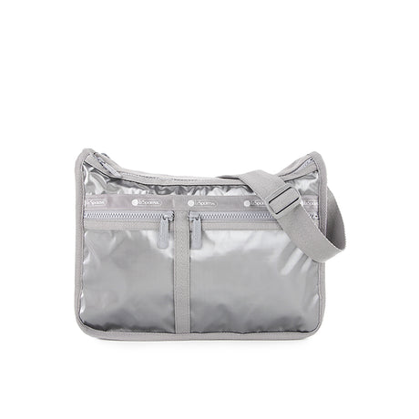 Deluxe Everyday Bag In Gunmetal Gray Shine
