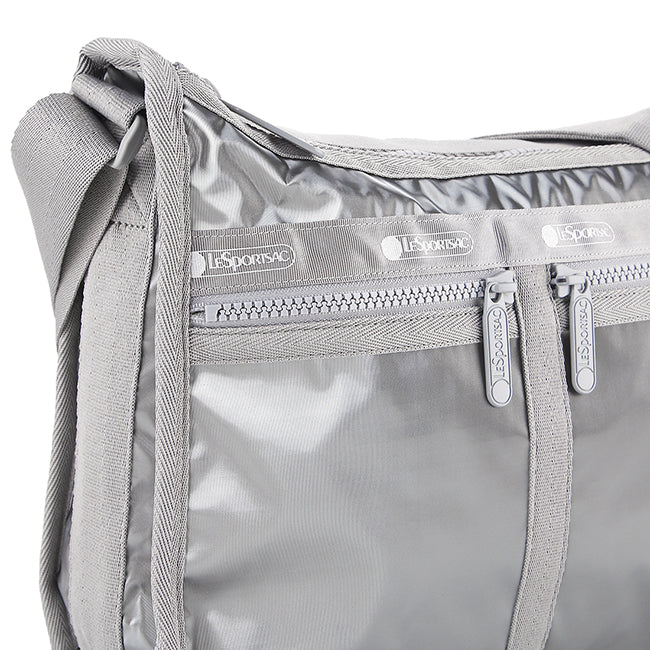 Deluxe Everyday Bag In Gunmetal Gray Shine