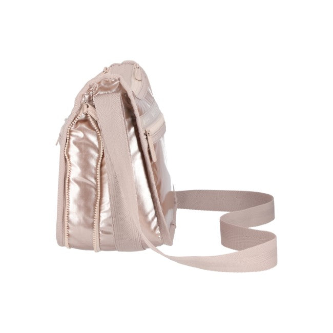 LeSportsac Unisex Bags Deluxe Everyday Bag In Rose Gold Shine