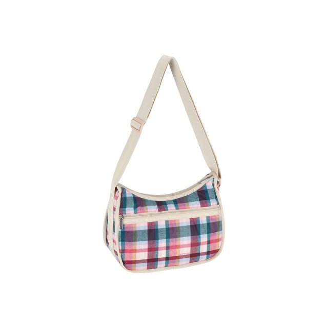 Classic Hobo In Pink Plaid