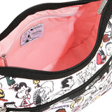 LeSportsac Tas Unisex Classic Hobo In Peanuts Gang Pink