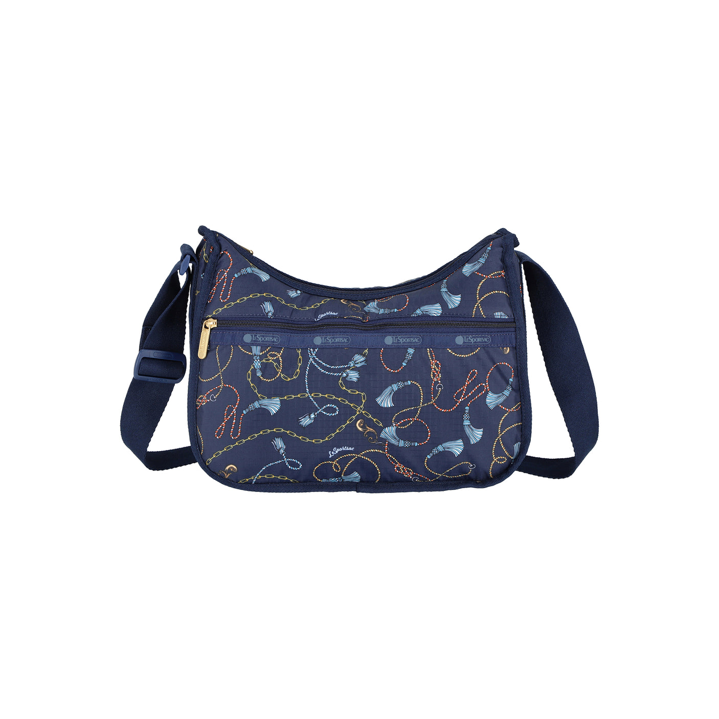 LeSportsac Tas Unisex Classic Hobo In Navy Status Chain