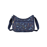 LeSportsac Tas Unisex Classic Hobo In Navy Status Chain