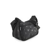 LeSportsac Unisex Classic Hobo In Black Cats