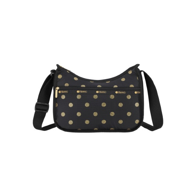 LeSportsac Unisex Bags Classic Hobo In Gold Glitter Dots