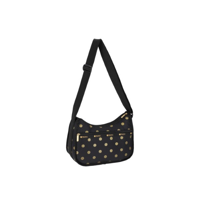 LeSportsac Unisex Bags Classic Hobo In Gold Glitter Dots