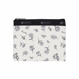 LeSportsac Unisex Bags Classic Hobo In Ink Sketched Floral Ivory