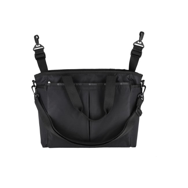 LeSportsac Unisex Sling Bag Ryan Baby Bag In Recycled Black