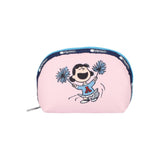 LeSportsac Unisex Pouch Medium Dome Cosmetic In Peanuts Snoopy Dome Cosm