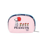 LeSportsac Unisex Pouch Medium Dome Cosmetic In Peanuts Snoopy Dome Cosm