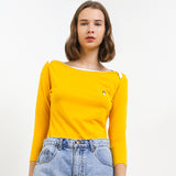 Hush Puppies Pakaian Kaos Wanita Lemi In Mustard