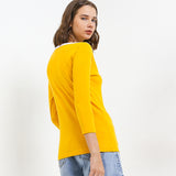 Hush Puppies Pakaian Kaos Wanita Lemi In Mustard