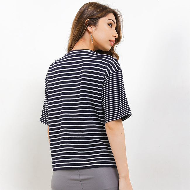 Hush Puppies Pakaian Wanita T Shirt Freya In Navy