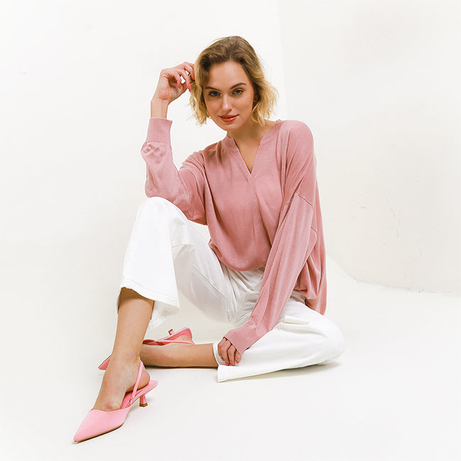 Hush Puppies Pakaian Wanita T Shirt Selinda In Pink