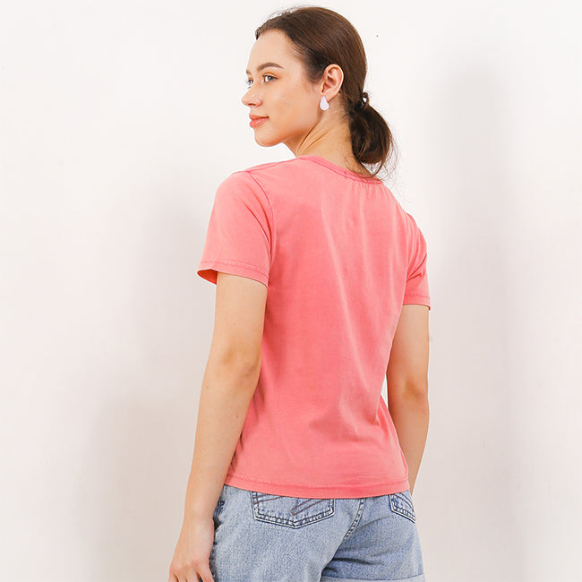 Hush Puppies Pakaian Wanita T Shirt Neona In Pink