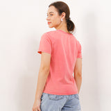 Hush Puppies Pakaian Wanita T Shirt Neona In Pink