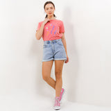 Hush Puppies Pakaian Wanita T Shirt Neona In Pink