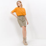 Hush Puppies Pakaian Wanita T Shirt Eilish 3 In Mustard