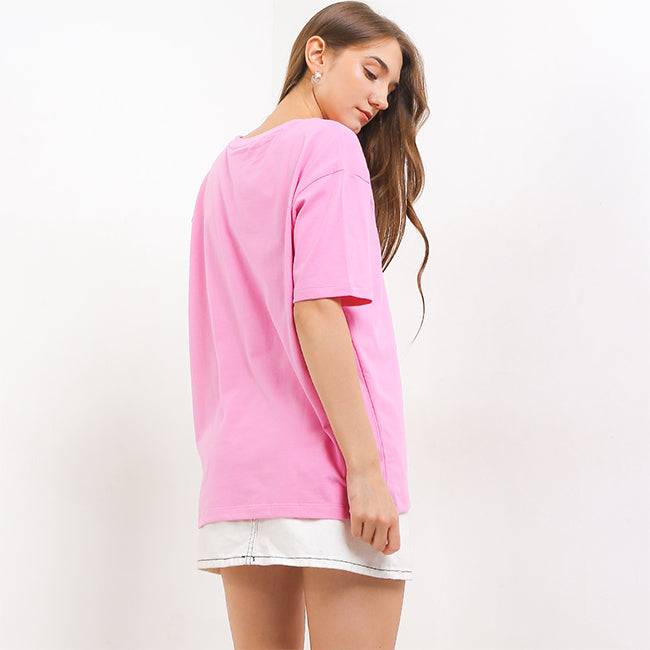 Hush Puppies Pakaian Wanita T Shirt Eilish 3 In Pink