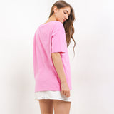 Hush Puppies Pakaian Wanita T Shirt Eilish 3 In Pink
