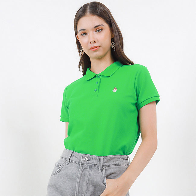 Hush Puppies Pakaian Wanita Polo Agnella In Green