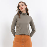 Hush Puppies Pakaian Wanita T Shirt Lechi In Olive