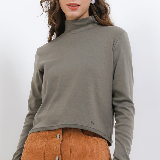 Hush Puppies Pakaian Wanita T Shirt Lechi In Olive