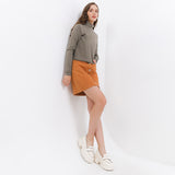 Hush Puppies Pakaian Wanita T Shirt Lechi In Olive
