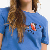 Hush Puppies Pakaian Wanita T Shirt Artsy In Blue