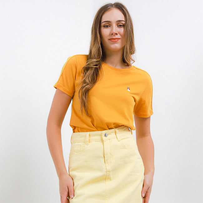 Hush Puppies Pakaian Wanita T Shirt Aissa In Mustard